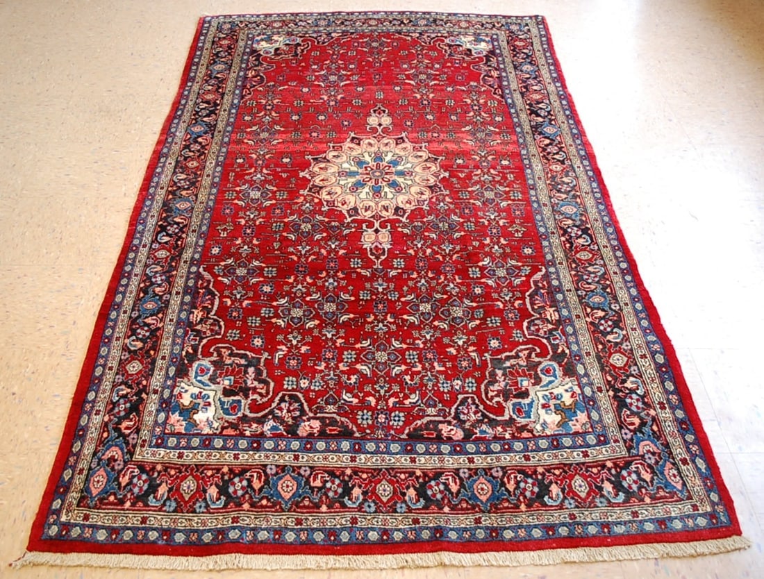 Persian BIJAR Rug,4'8" x8" (1 of 12)