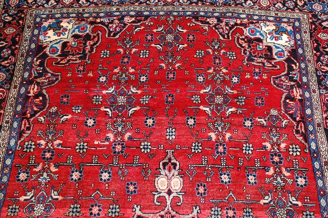 Persian BIJAR Rug,4'8" x8" - 4