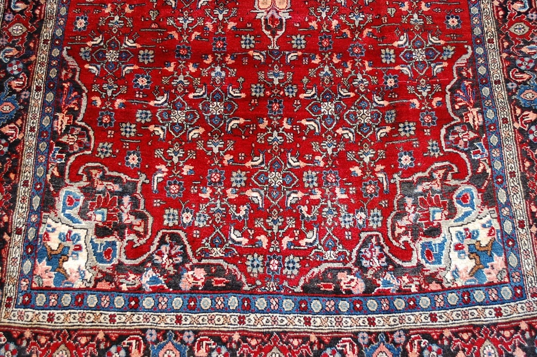 Persian BIJAR Rug,4'8" x8" - 6