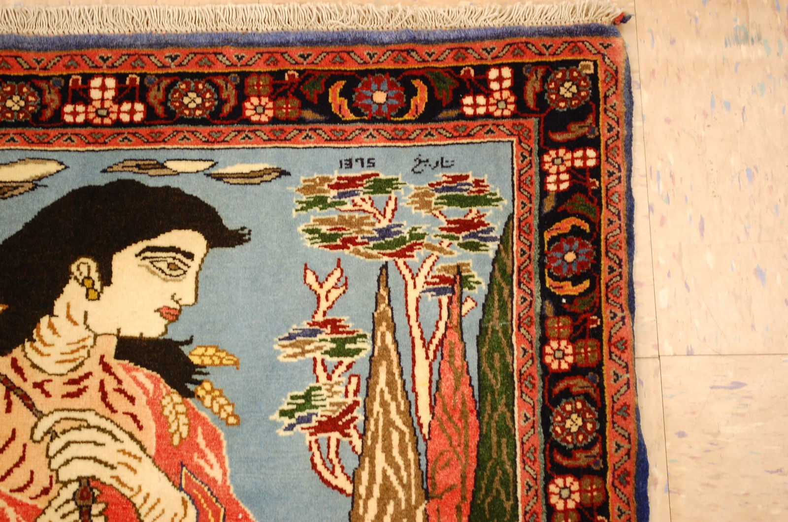 Persian BIJAR RUG,2'3" x 2'9" - 3