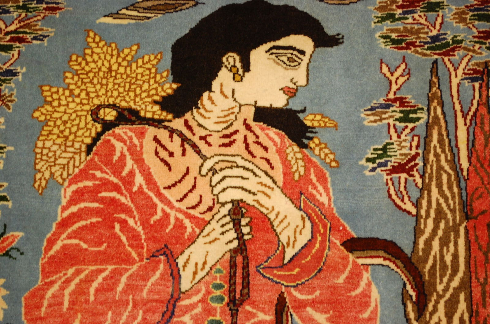 Persian BIJAR RUG,2'3" x 2'9" - 4