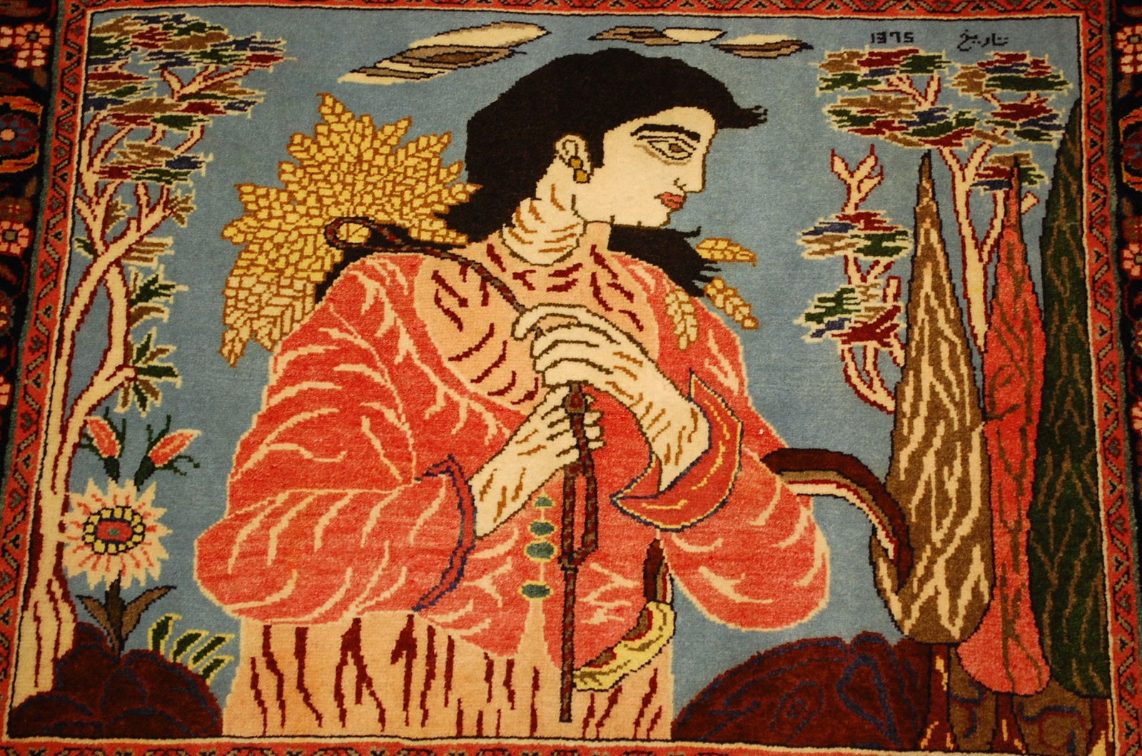 Persian BIJAR RUG,2'3" x 2'9" - 8