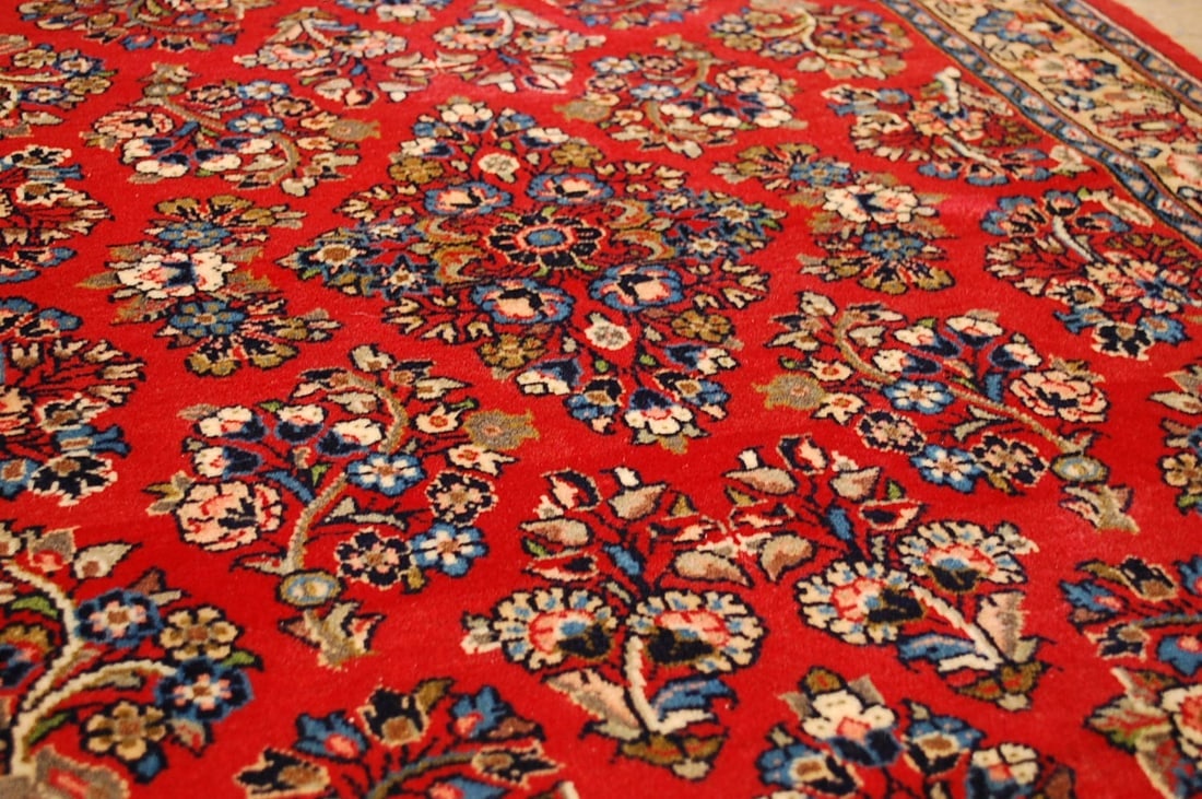 Persian SAROUK RUG 3.7x5 - 4
