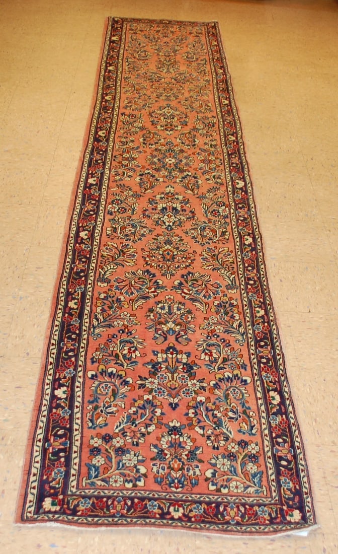 PERSIAN SARUK RUG 2'9" X 13'5" (1 of 14)