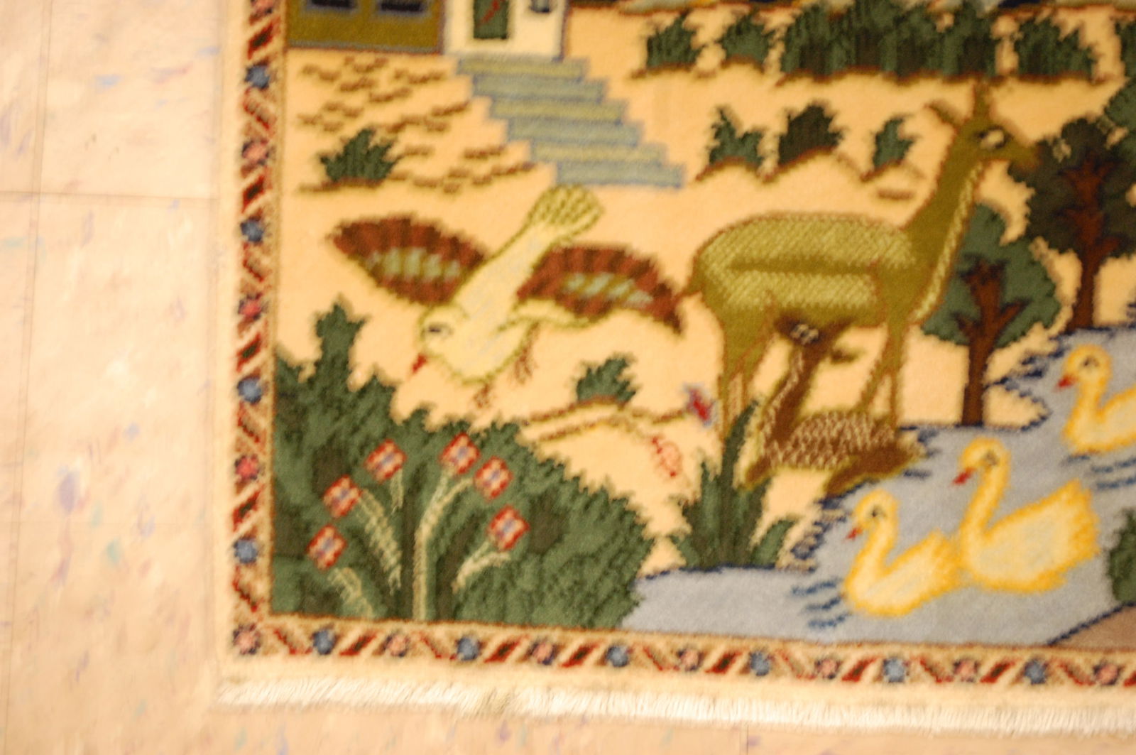 PERSIAN KAESHAN RUG ,1'8"x2'2" - 4