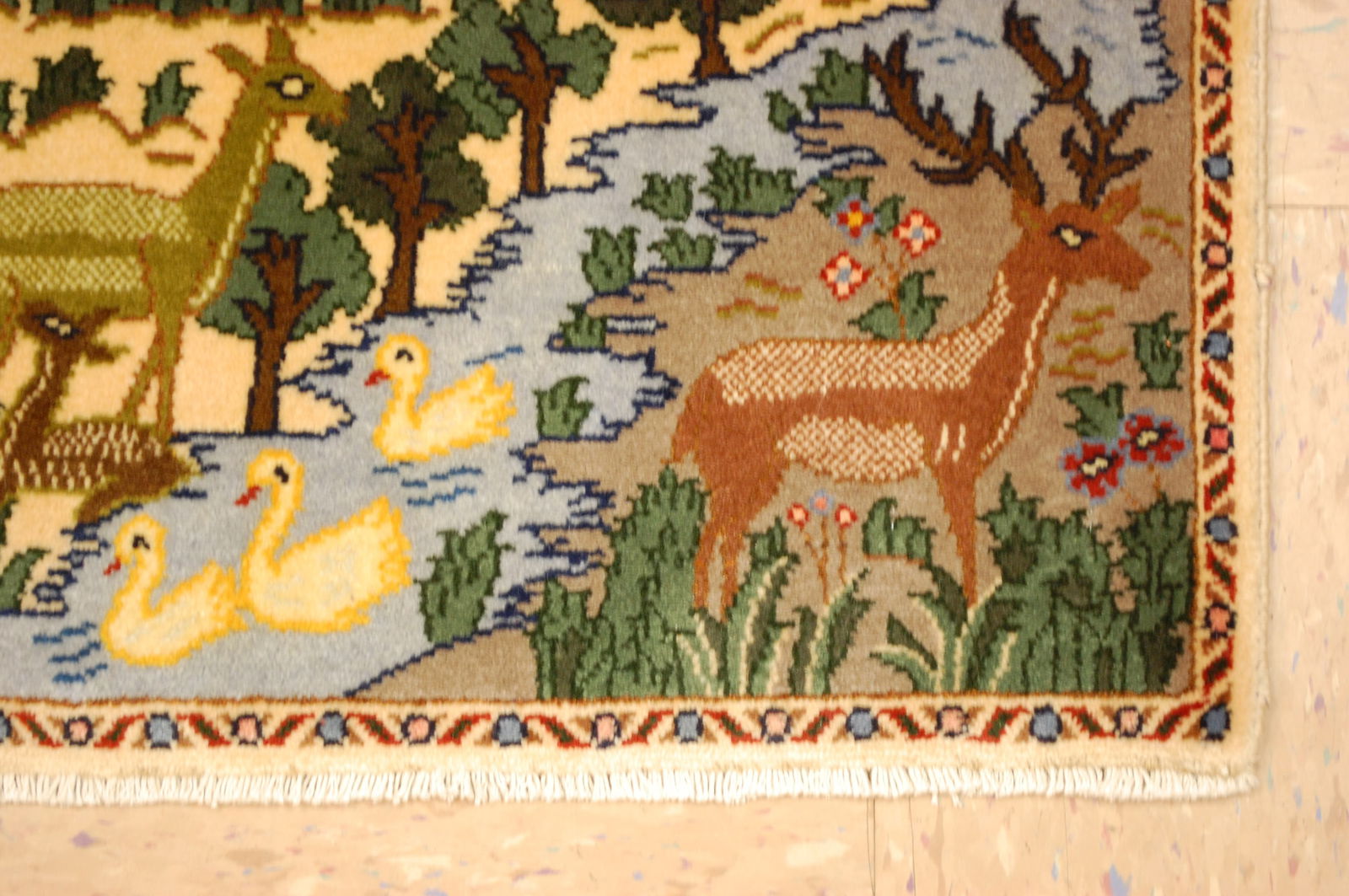 PERSIAN KAESHAN RUG ,1'8"x2'2" - 5