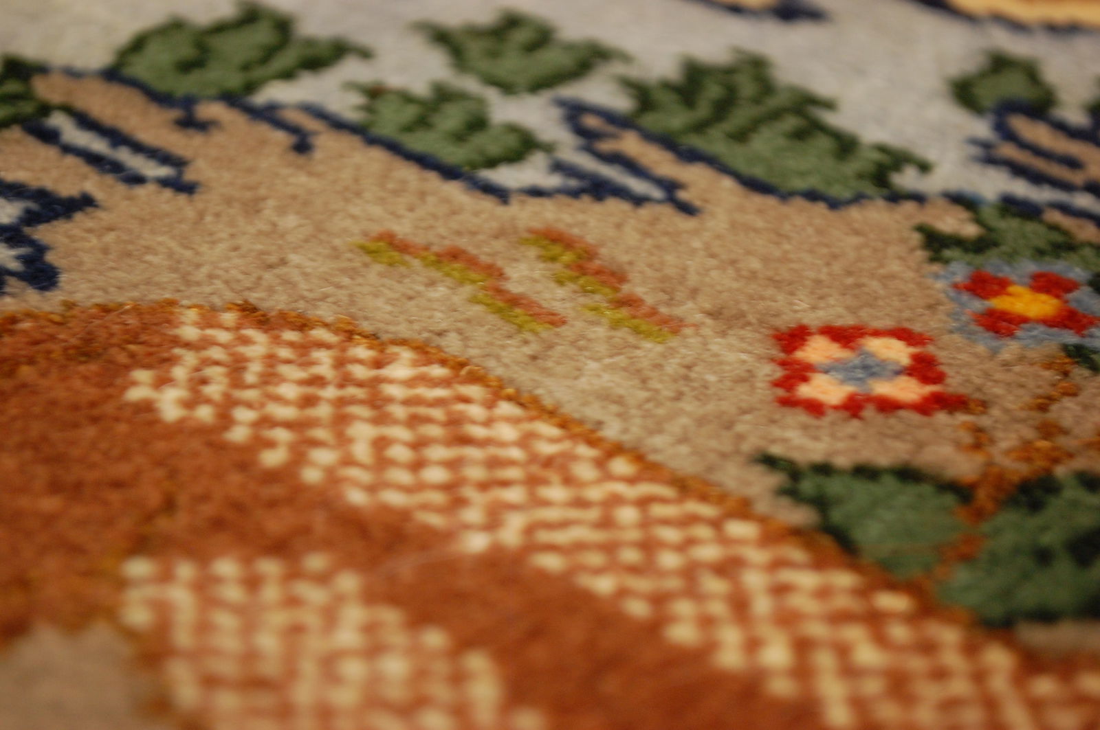 PERSIAN KAESHAN RUG ,1'8"x2'2" - 7