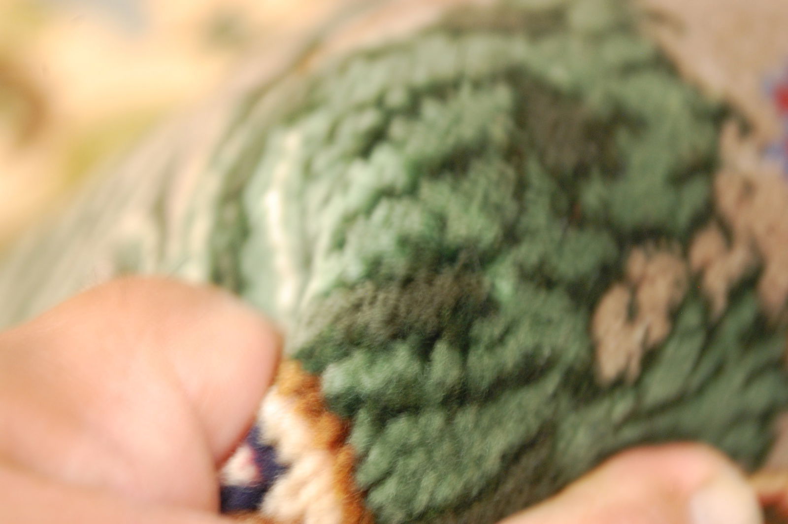 PERSIAN KAESHAN RUG ,1'8"x2'2" - 8