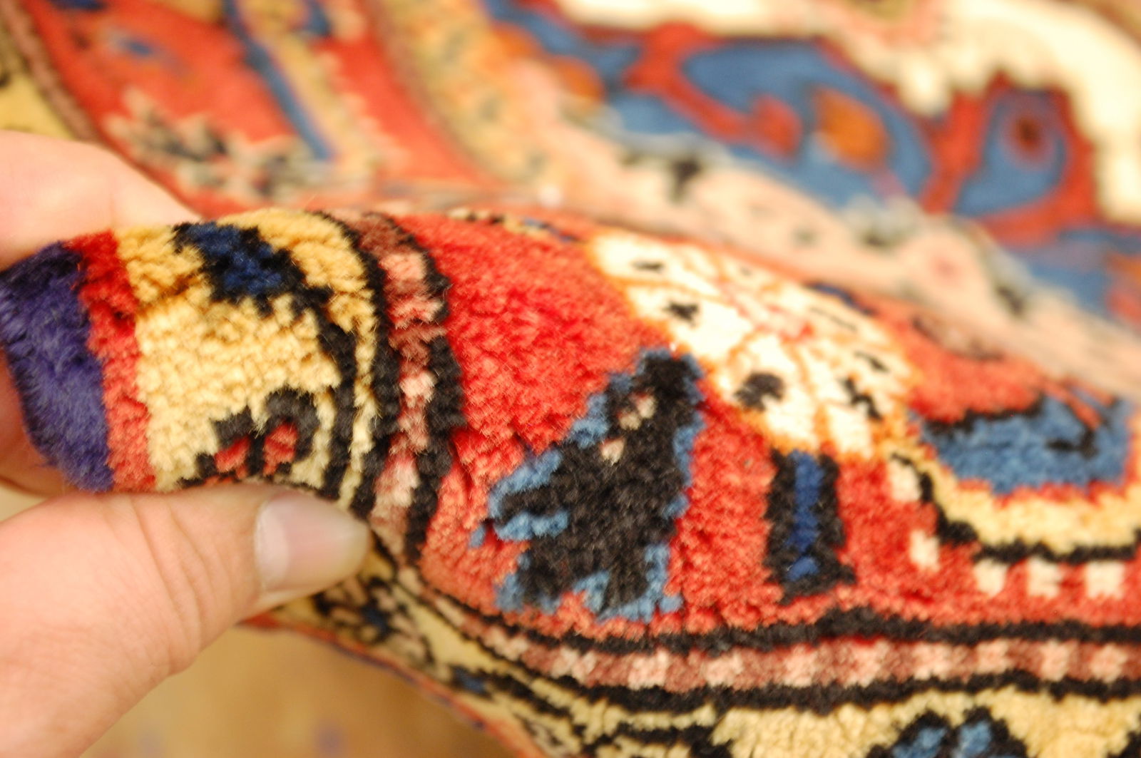 Persian SARUK FERAKHAN RUG 3'8" x 4'10" - 10