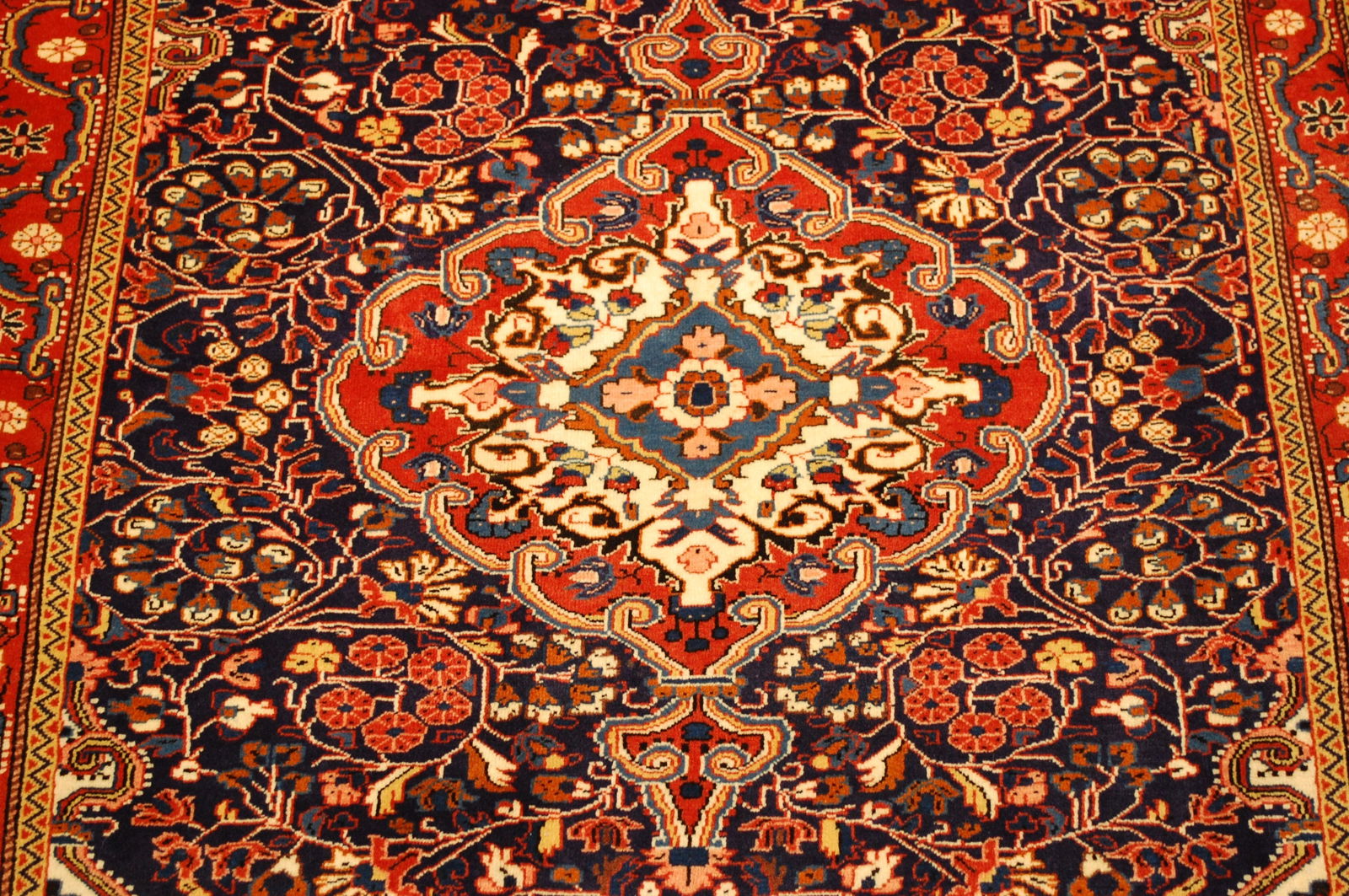 Persian SARUK FERAKHAN RUG 3'8" x 4'10" - 12