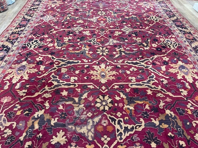 Square size Indo -Persian Serapi Rug-5293 - 2