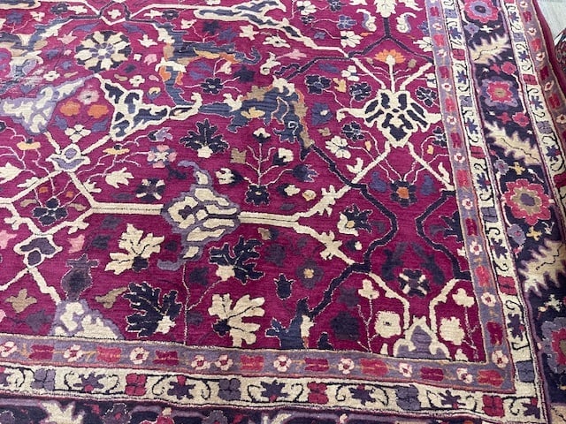 Square size Indo -Persian Serapi Rug-5293 - 8