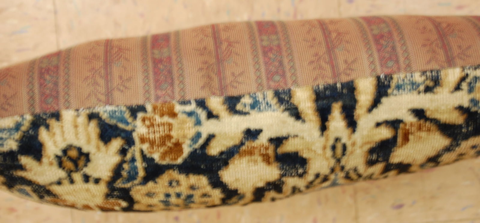 Hand-Made antique rug Pillow Cushion Rug 1'2" x 1' 8" - 2