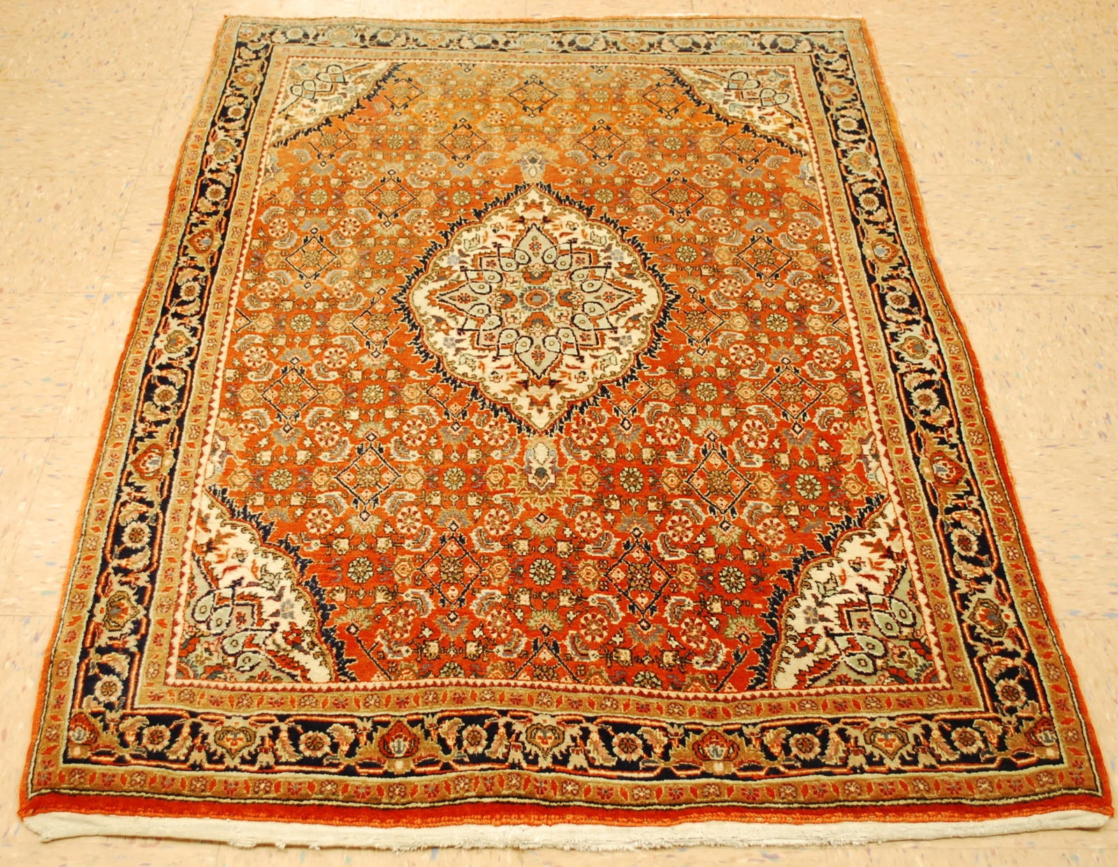 Persian BIJAR RUG 3'10" x 5'8" (1 of 11)