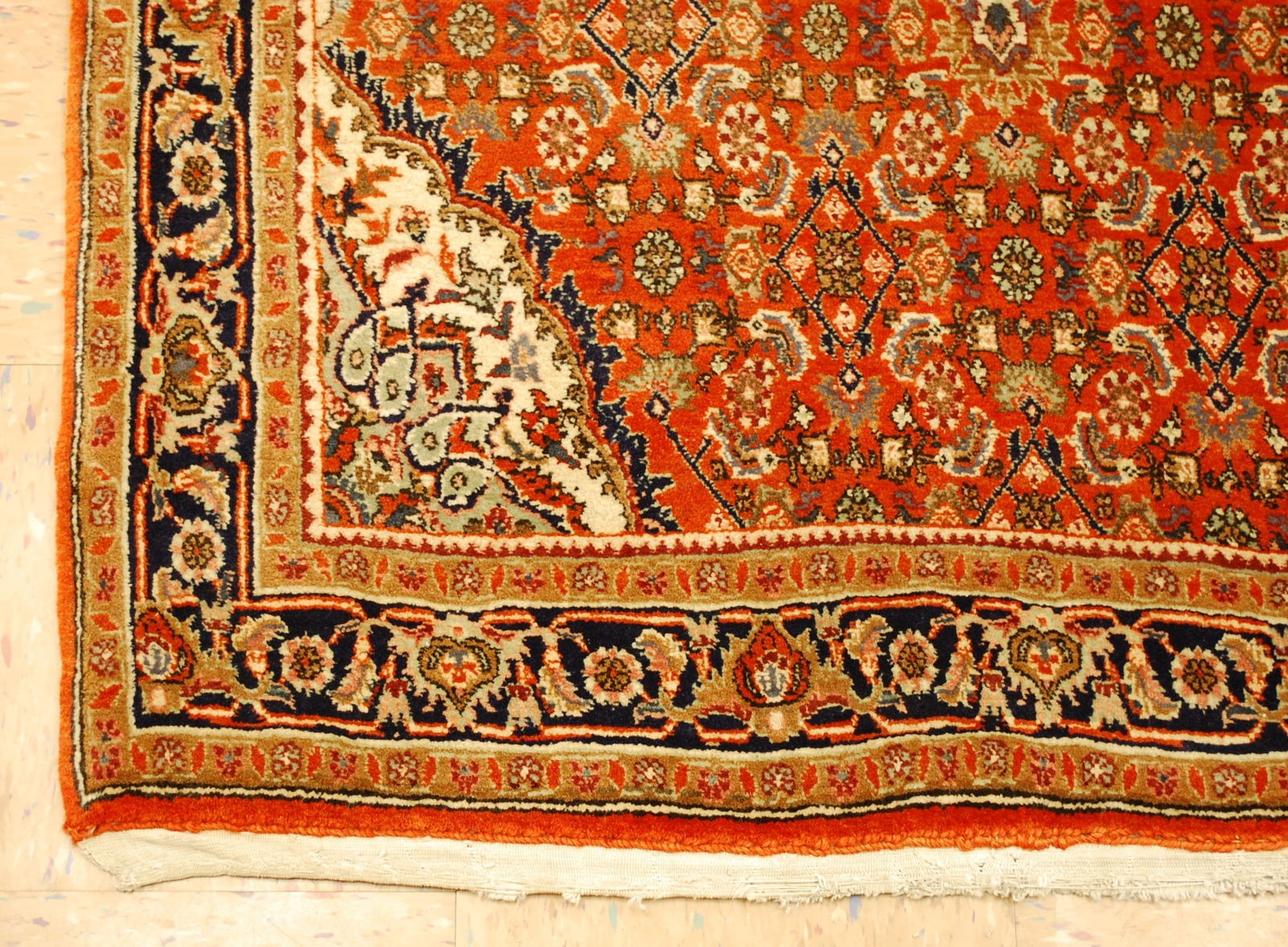 Persian BIJAR RUG 3'10" x 5'8" - 3