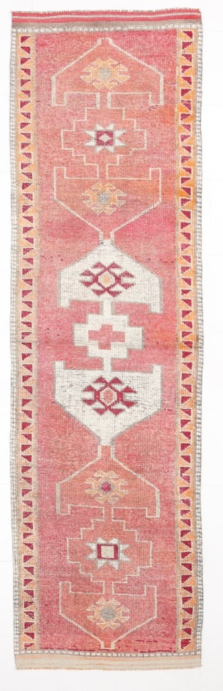 3'0'' x 11'4'' Turkish Handmade Kilim Rug - 23732: Title: 3'0'' x 11'4'' Turkish Handmade Kilim Rug - 23732 Description:3'0'' x 11'4'' Turkish Handmade Kilim Rug - 23732 Origin:Turkiye Date/Period:1960-90 Materials:Wool,Cotton Dimension:3'0''x11'4'' f