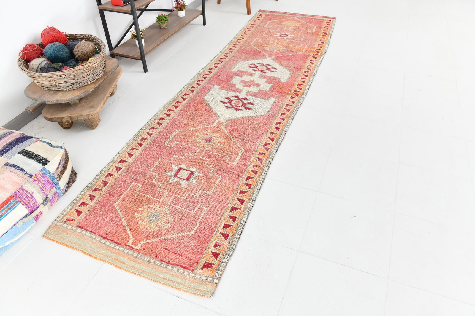 3'0'' x 11'4'' Turkish Handmade Kilim Rug - 23732 - 4