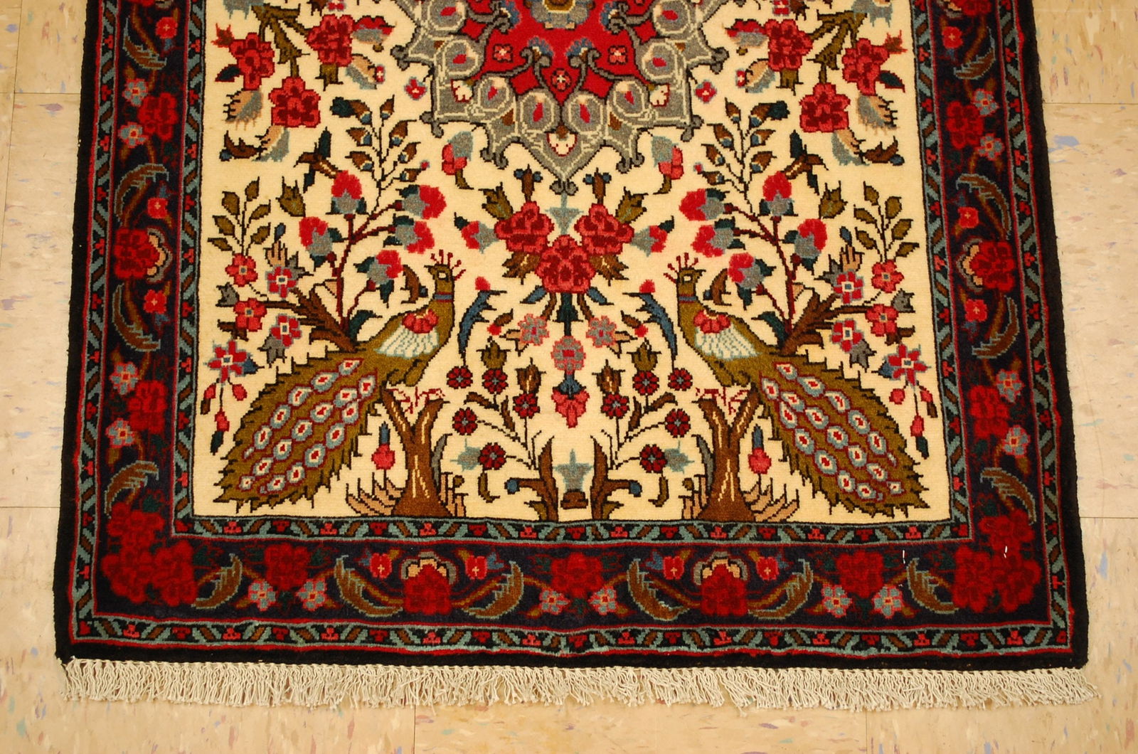 Persian BIJAR RUG,2'4" x 3'3" - 2