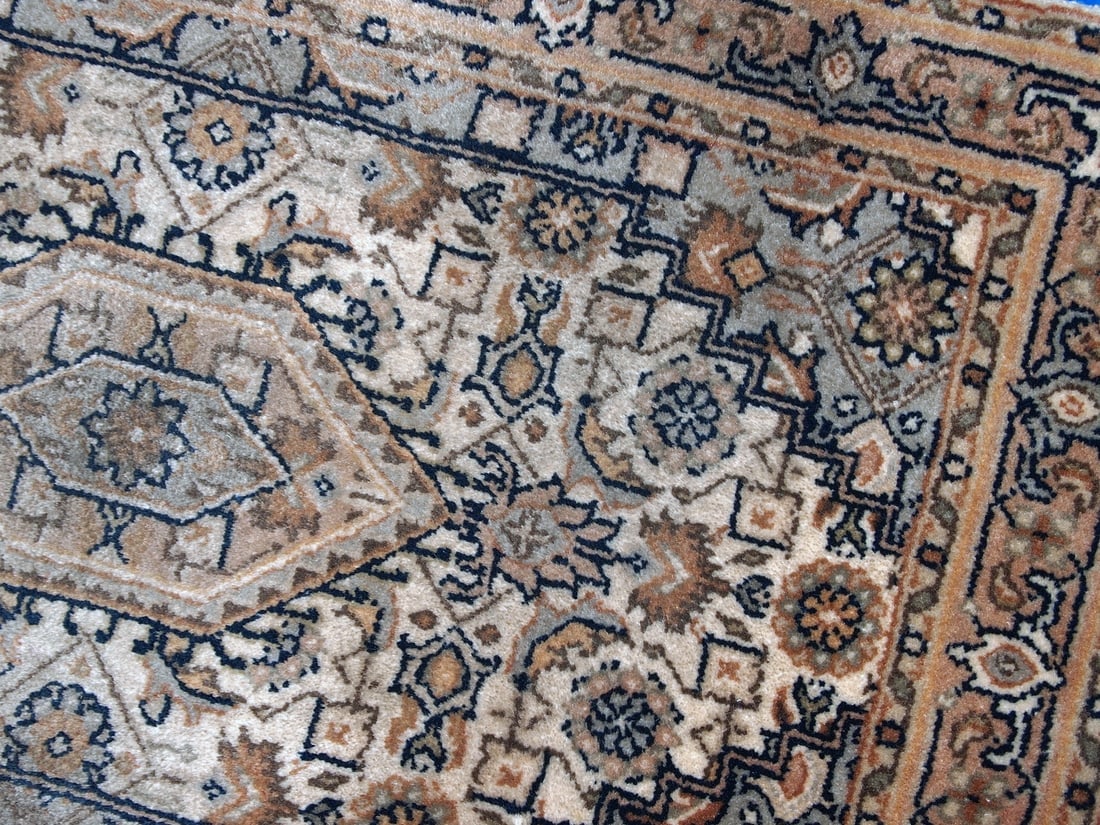 Hand-Knotted Balouch Tribal Wool Geometric Afghan Oriental Area Rug 6'11" x 9'1" - 5