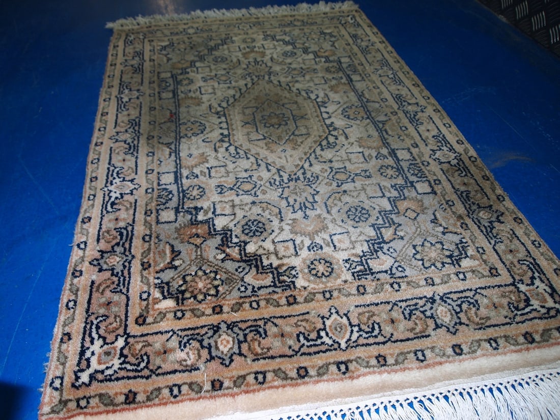 Hand-Knotted Balouch Tribal Wool Geometric Afghan Oriental Area Rug 6'11" x 9'1" - 9