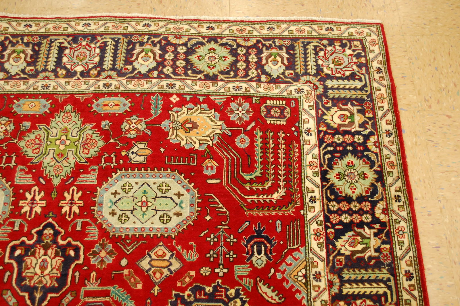 PersianTABRIZ RUG 6'7" x 10'1" - 5