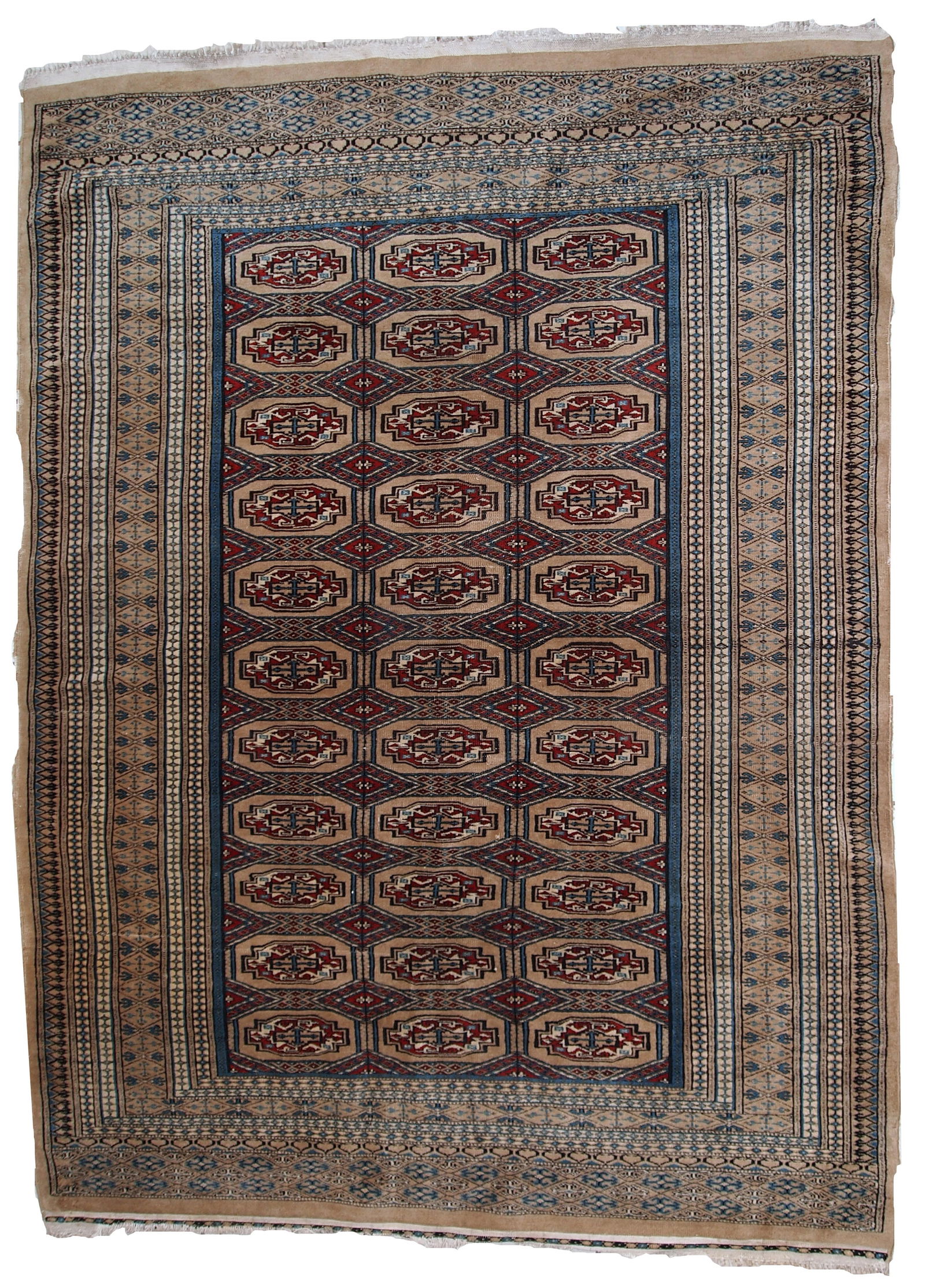 Handmade vintage Turkish Sivas rug 6.5' x 8.9' (199cm x 274cm) 1960s (1 of 12)