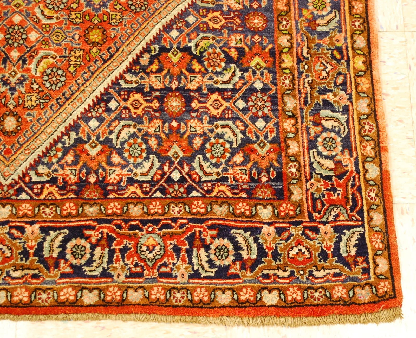 Persian BIJAR RUG 3'10" x 5'8" - 2