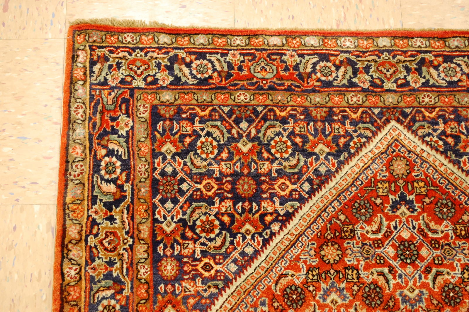 Persian BIJAR RUG 3'10" x 5'8" - 4