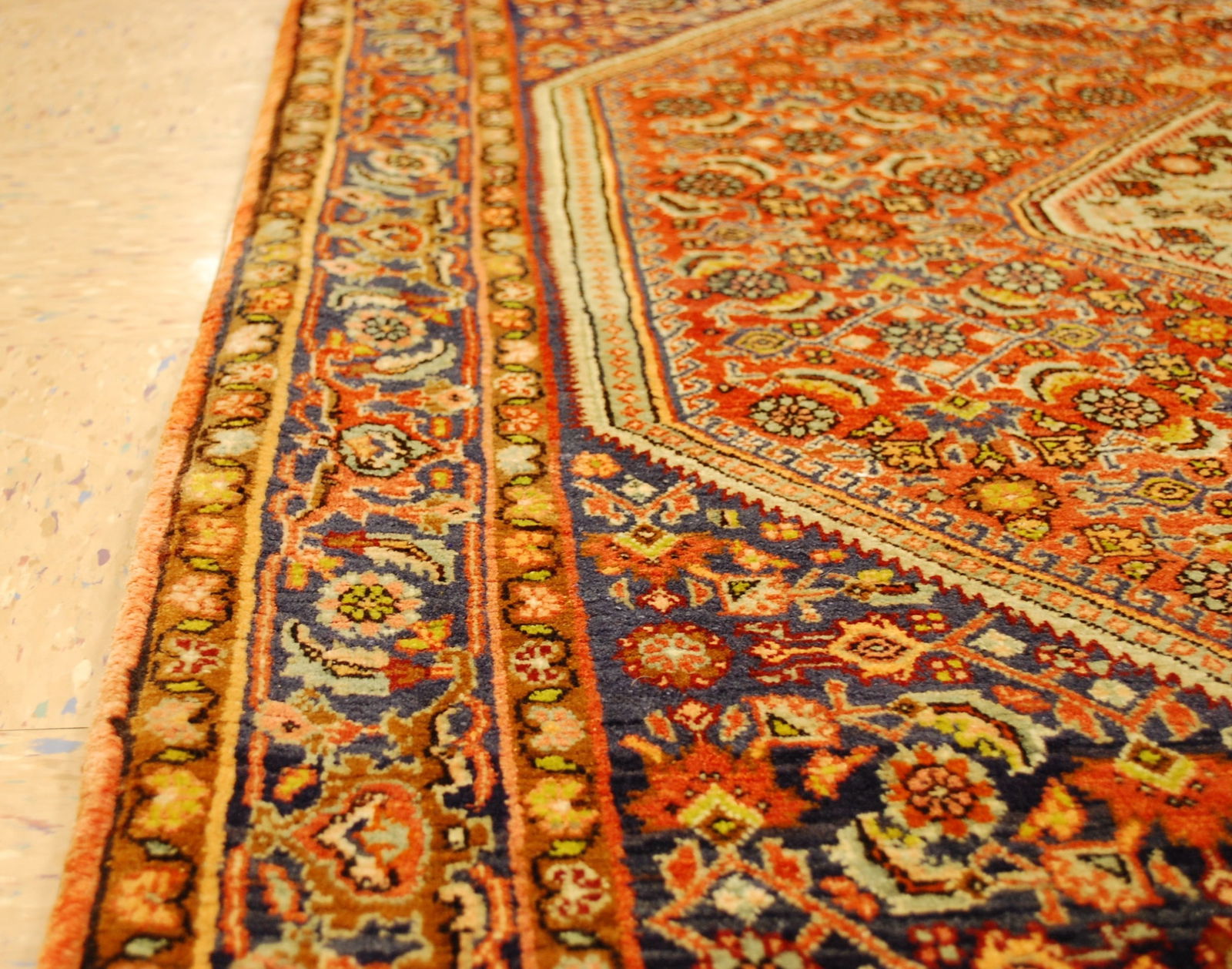 Persian BIJAR RUG 3'10" x 5'8" - 7