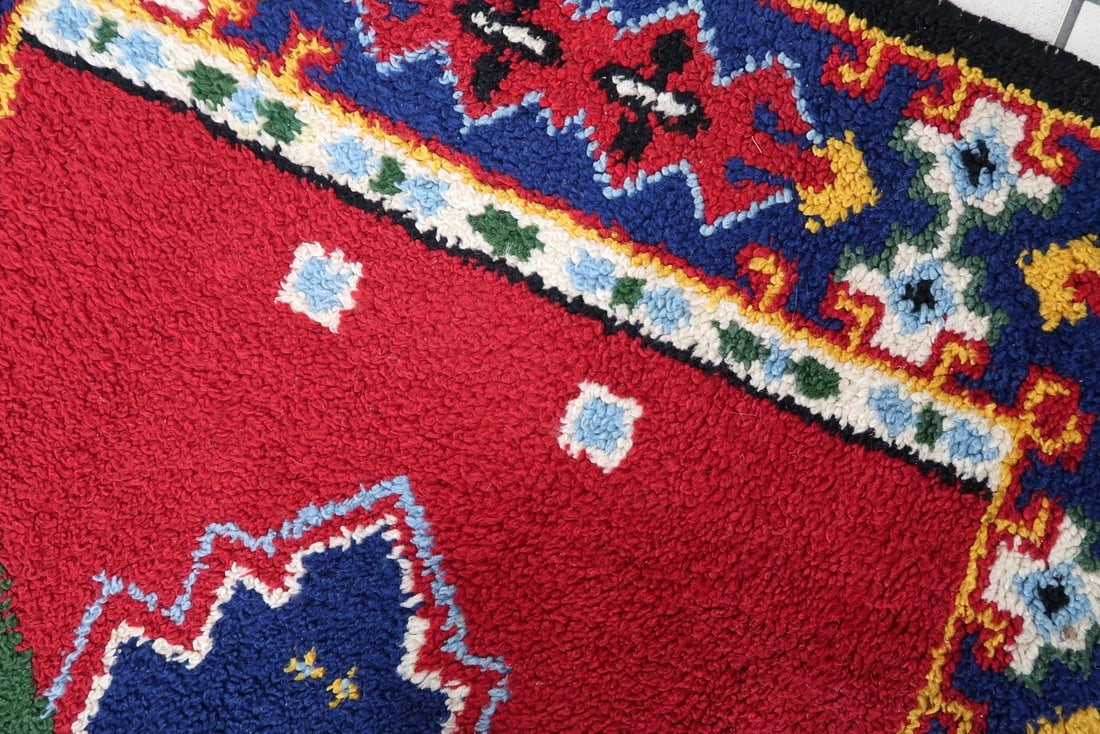 Handmade contemporary ORA French braided rug 2.4' (73cm), 2021 - 3