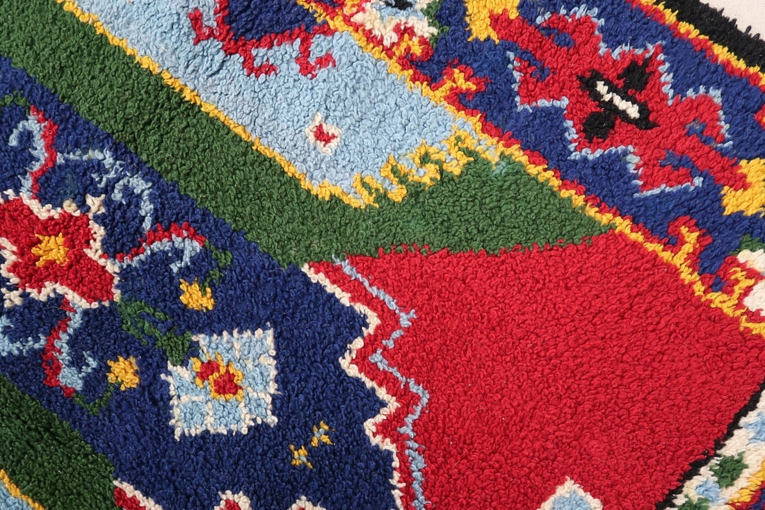 Handmade contemporary ORA French braided rug 2.4' (73cm), 2021 - 4