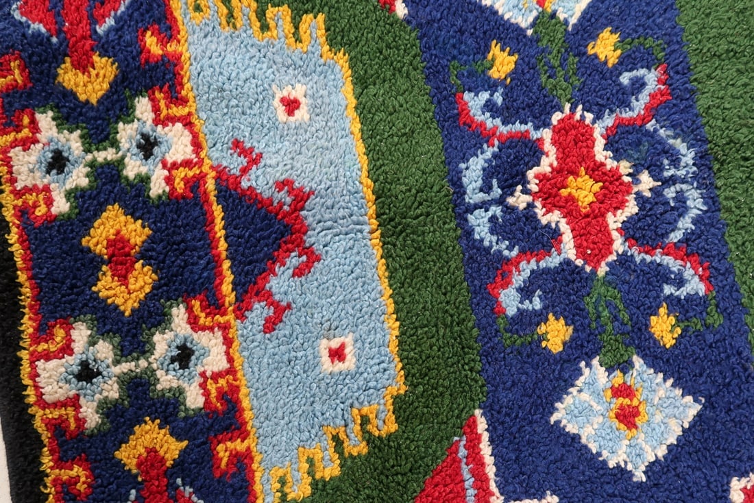 Handmade contemporary ORA French braided rug 2.4' (73cm), 2021 - 5