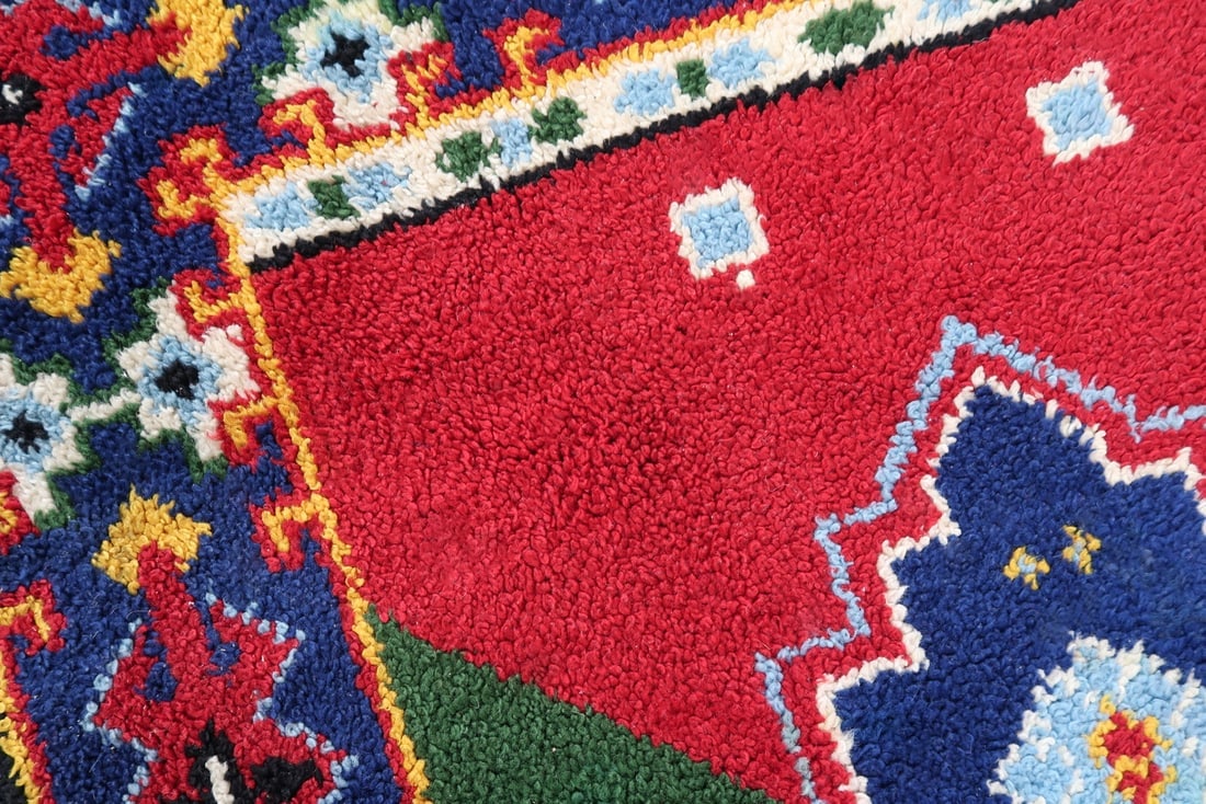 Handmade contemporary ORA French braided rug 2.4' (73cm), 2021 - 7