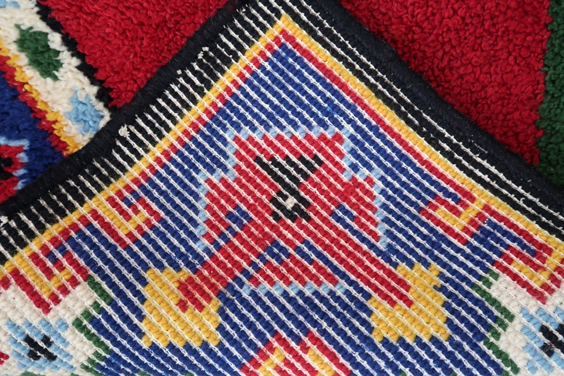 Handmade contemporary ORA French braided rug 2.4' (73cm), 2021 - 9