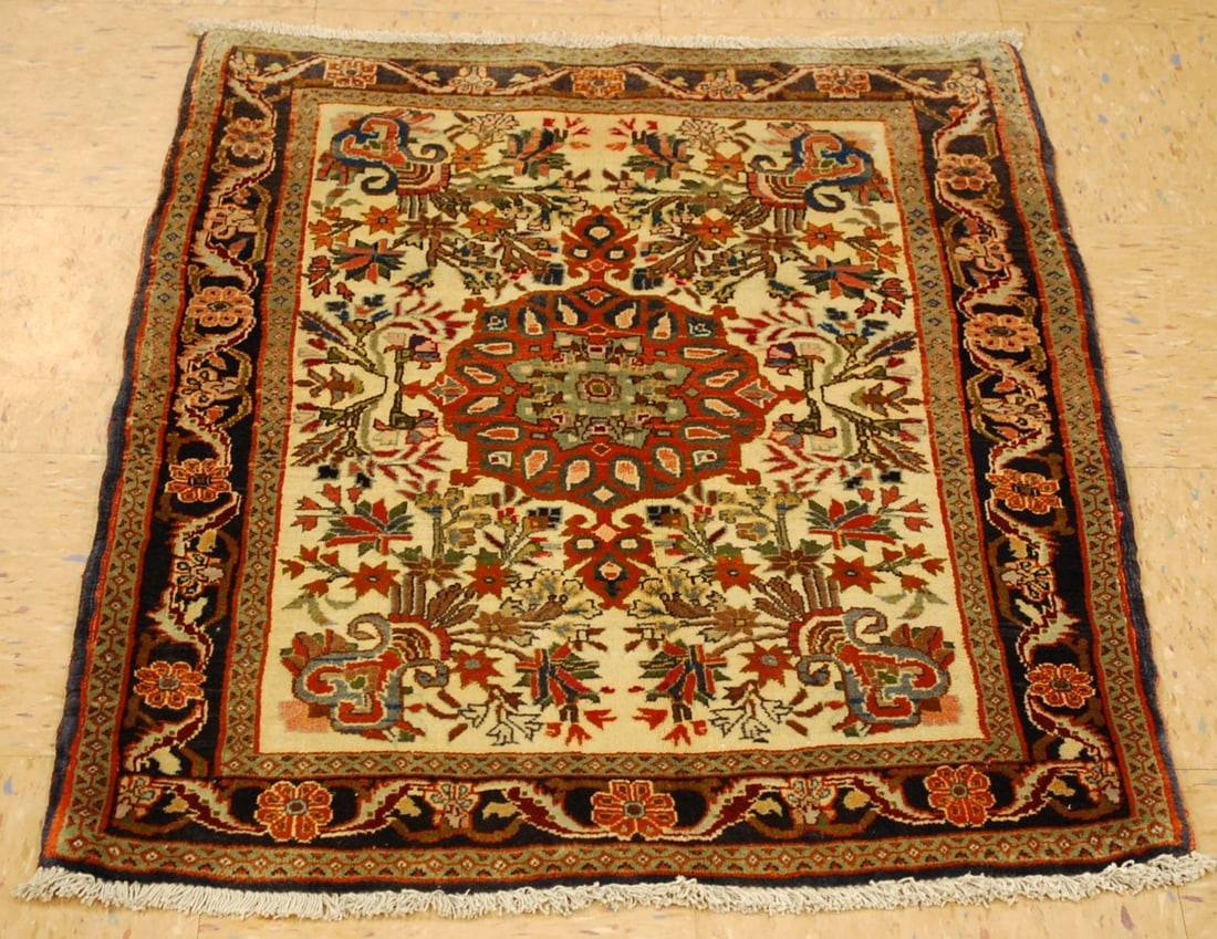 Persian BIJAR RUG, 2'5" x 3'2" (1 of 7)