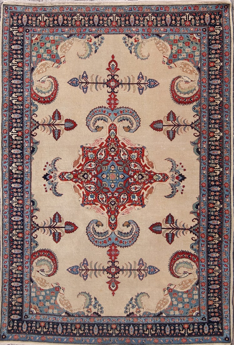 Handmade vintage Pakistani Lahore prayer rug 1.9' x 3' (60cm x 93cm) 1970s (1 of 20)