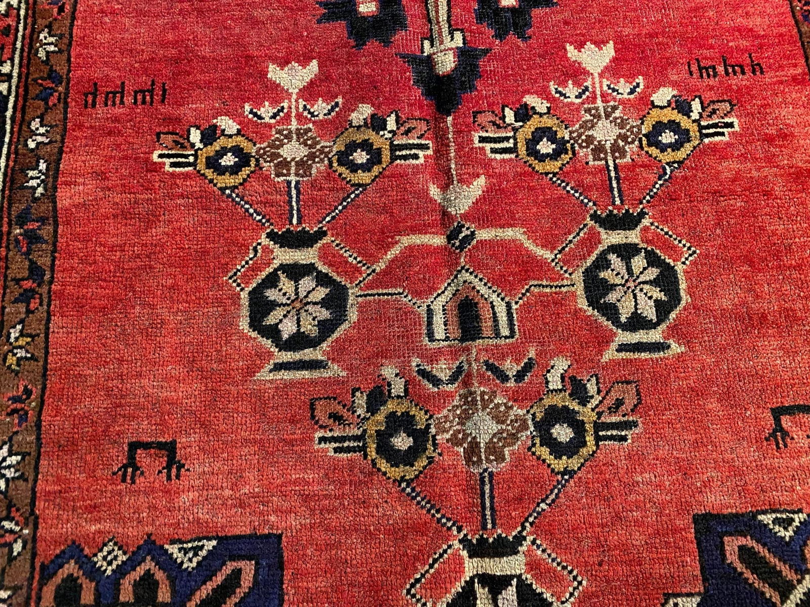 Floral Malayer Mishen Persian Area Rug 4x7 - 10