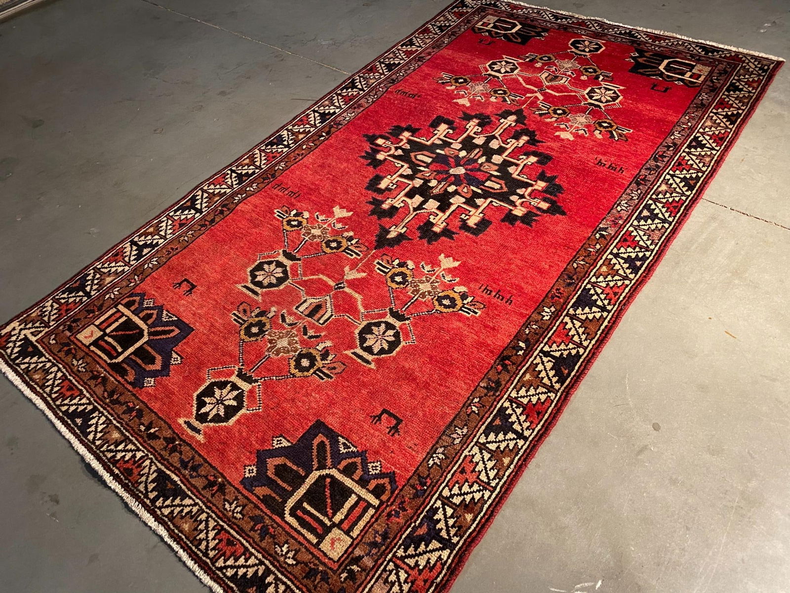Floral Malayer Mishen Persian Area Rug 4x7 - 4