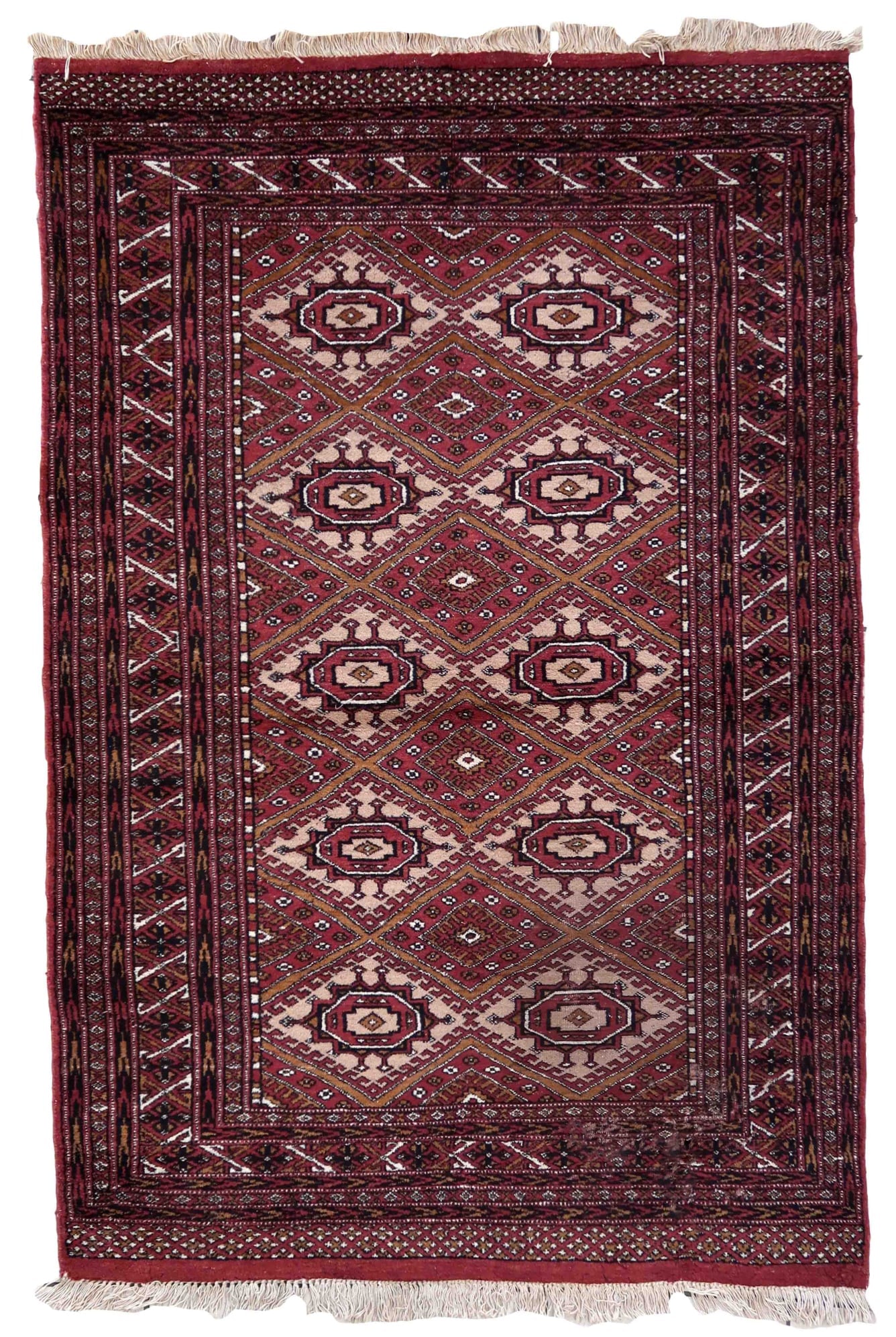 Handmade vintage Indian Seraband runner 2.4' x 9.8' (74cm x 301cm) 1970s: Title: Handmade vintage Indian Seraband runner 2.4' x 9.8' (74cm x 301cm) 1970sOrigin: IndiaDimensions:2.4' x 9.8' (74cm x 301cm)Materials:woolYear:1970sDescription:Handmade vintage Indian Seraband
