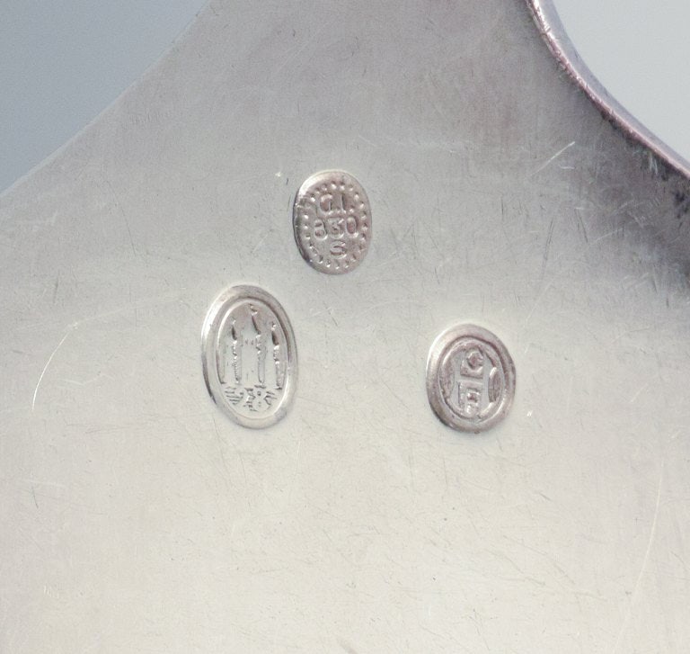 Georg Jensen, Viking, large serving spade in 830 silver. - 4