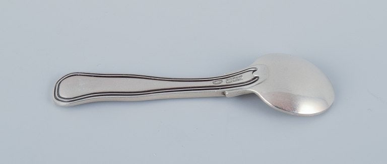 Georg Jensen Old Danish, salt spoon in sterling silver. - 3