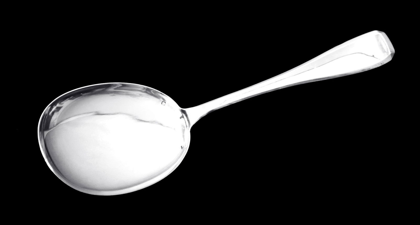 LAPPARRA - 10 ANTIQUE FRENCH ORIGINAL ART DECO STERLING SILVER FLATWARE SERVING PIECES - LIKE NEW ! - 3