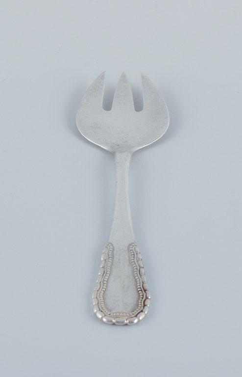 Georg Jensen, Viking, rare lemon fork in 830 silver. - 2