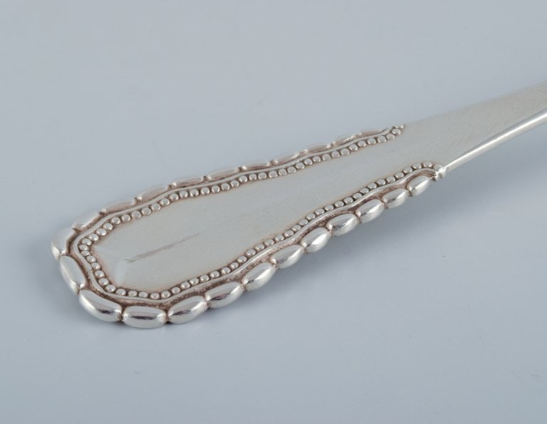Georg Jensen, Viking, serving spoon in 830 silver. - 3