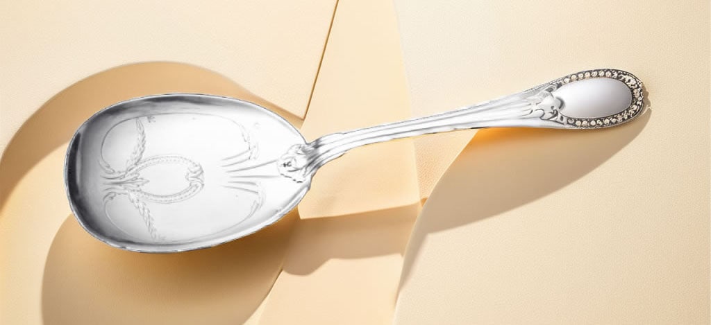 Claude Doutre Roussel - 22 Sterling Silver 19th Century Louis XVI Flatware Serving Pieces, No - 16