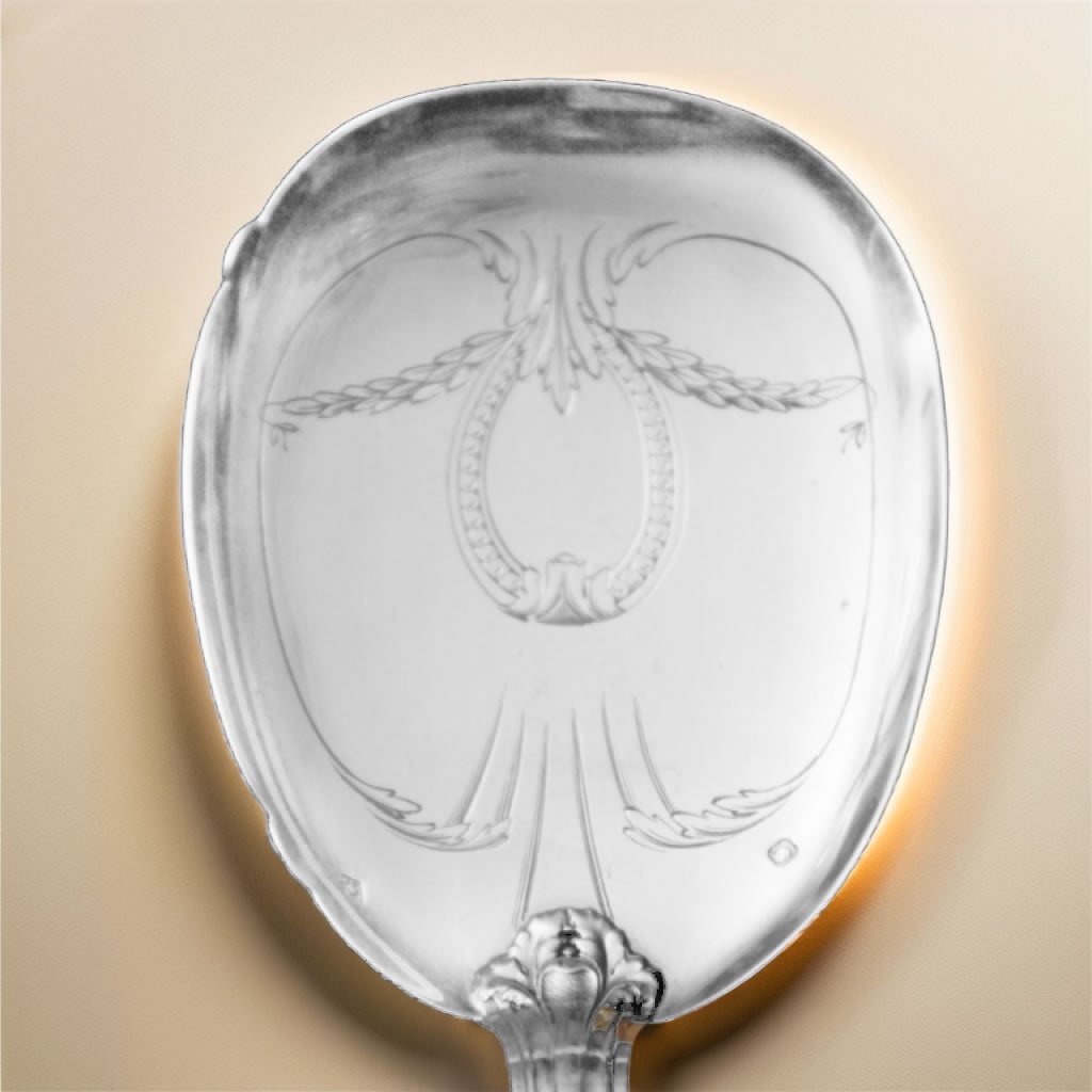 Claude Doutre Roussel - 22 Sterling Silver 19th Century Louis XVI Flatware Serving Pieces, No - 17