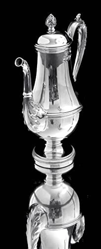 KELLER FRENCH 950 STERLING SILVER TEA SET & WRAPS, MUSEUM QUALITY 1850-1899 - 4