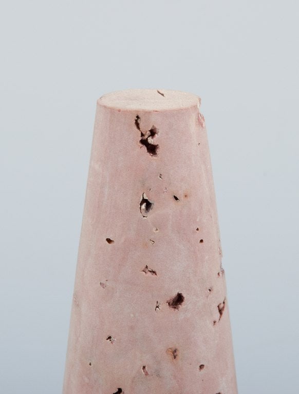 Henning Koppel for Georg Jensen, rare modernist wine stopper in sterling silver and cork. - 6