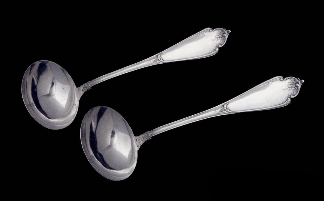 296pc. French Antique Sterling Silver and Vermeil Flatware Set - Excellent Condition !! - 15