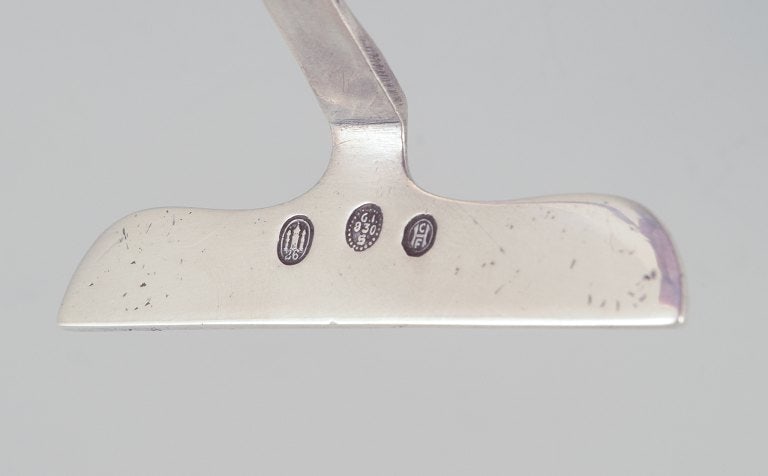 Georg Jensen "Continental" child pusher in 830 silver. - 5